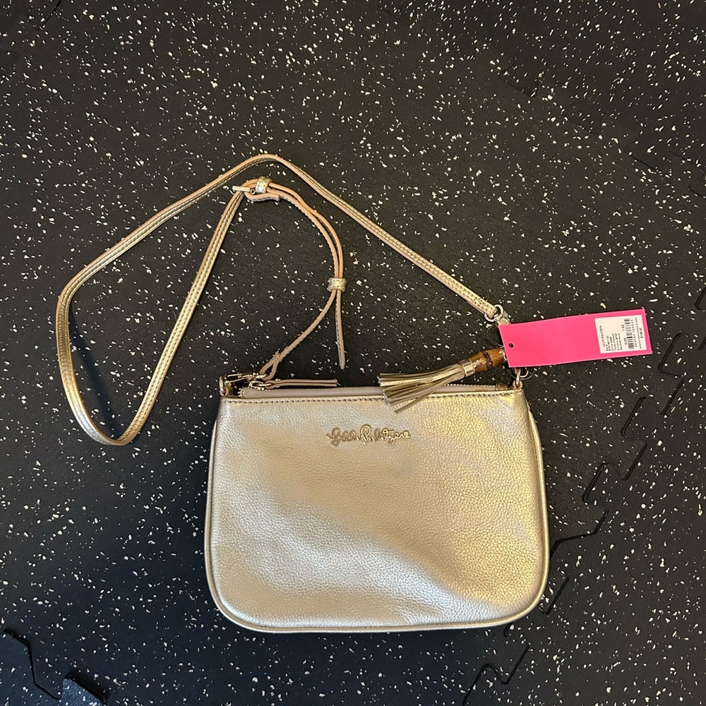 Lilly Pulitzer Gold Crossbody